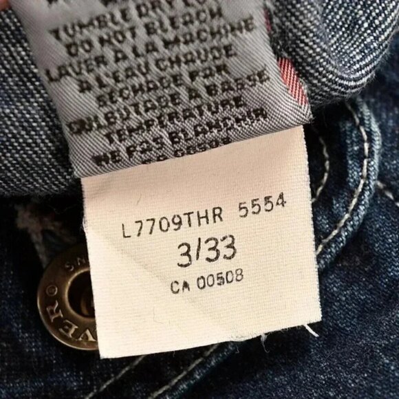 Vintage Y2K Silver Jeans Denim Short Overalls Shortalls Size 3 26-27 - Picture 7 of 7